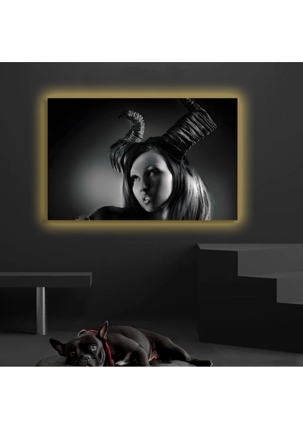 LED Işıklı Kanvas Tablo, 3D Dekoratif Baskılı Tablo Yapay Zeka Destekli Modern Tasarımlar 161