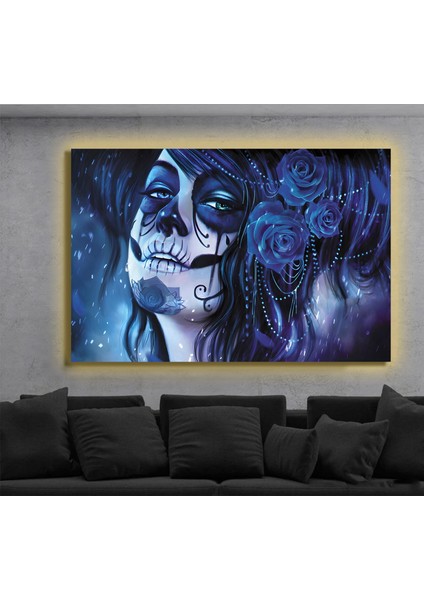 LED Işıklı Kanvas Tablo, 3D Dekoratif Baskılı Tablo Yapay Zeka Destekli Modern Tasarımlar 326