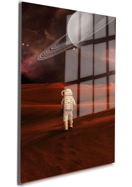 Space/uzay Yapay Zeka Özel Tasarım Cam Tablo Ofis, Mutfak Çocuk Odası, Salon 21