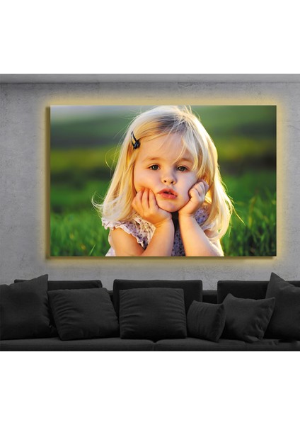 LED Işıklı Kanvas Tablo, 3D Dekoratif Baskılı Tablo Yapay Zeka Destekli Modern Tasarımlar 355