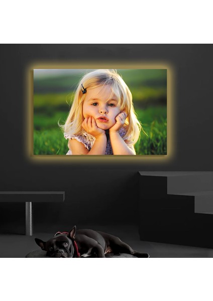 LED Işıklı Kanvas Tablo, 3D Dekoratif Baskılı Tablo Yapay Zeka Destekli Modern Tasarımlar 355