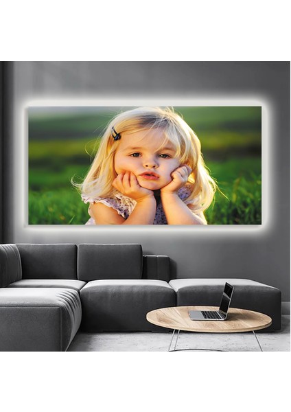 LED Işıklı Kanvas Tablo, 3D Dekoratif Baskılı Tablo Yapay Zeka Destekli Modern Tasarımlar 355