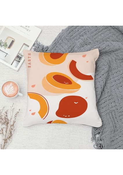 Çift Taraf Baskılı Gizli Di Özel Tasarım Süet Dokulu Kırlent Kılıfı Takımı 199