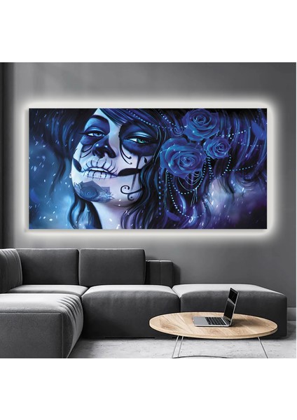 LED Işıklı Kanvas Tablo, 3D Dekoratif Baskılı Tablo Yapay Zeka Destekli Modern Tasarımlar 326