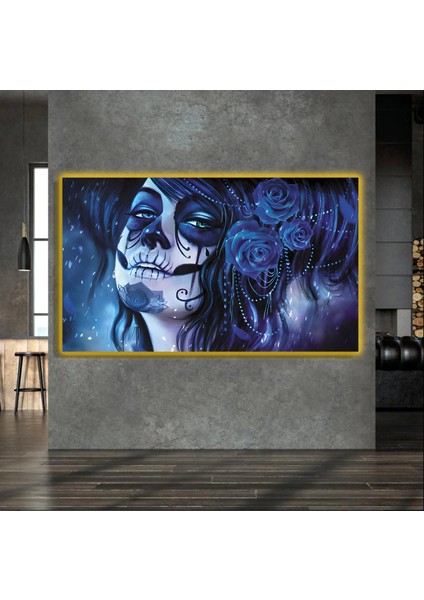 LED Işıklı Kanvas Tablo, 3D Dekoratif Baskılı Tablo Yapay Zeka Destekli Modern Tasarımlar 326