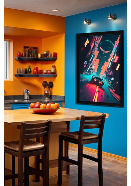 Space, Uzay, Yapay Zeka Mdf Plastik Çerçeveli Dekoratif Tablo 160 indirimleri