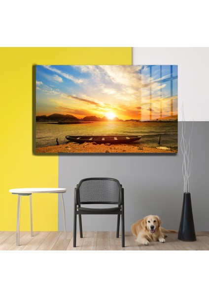 Doğa, Manzara 3D Dekoratif Baskı Yatay Cam Tablo 01 fiyatları