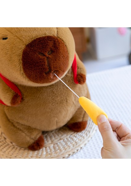 Patates Kızartması Sırt Çantası Capybara Peluş Oyuncaklar Bebek Yastık Tatil Hediyesi (Yurt Dışından) fırsatları