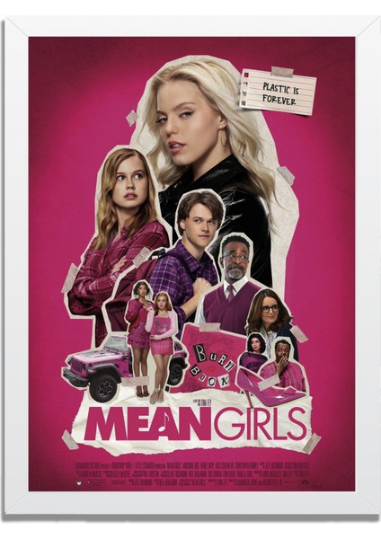 Dizi- Film Karakter ve Afişleri Mdf Plastik Çerçeveli Dekoratif Tablo 01