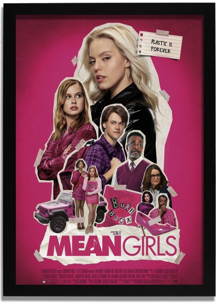 Dizi- Film Karakter ve Afişleri Mdf Plastik Çerçeveli Dekoratif Tablo 01 fiyatları