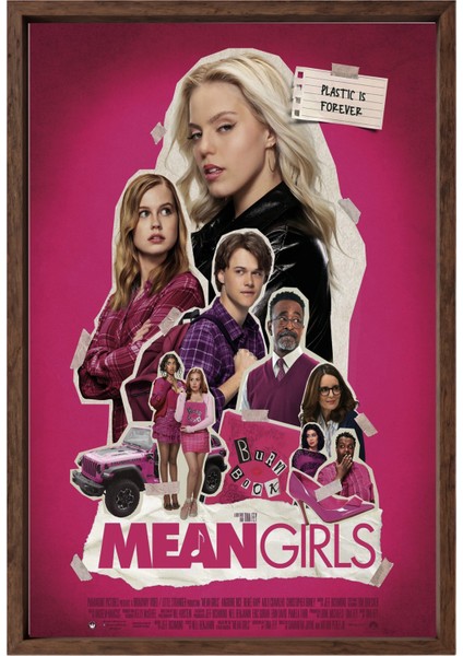 Dizi- Film Karakter ve Afişleri Mdf Plastik Çerçeveli Dekoratif Tablo 01 modelleri