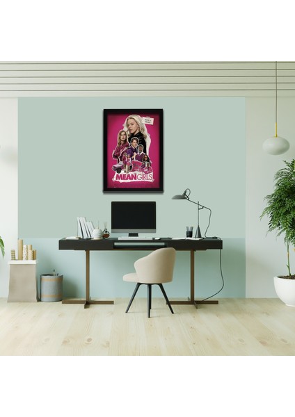 Dizi- Film Karakter ve Afişleri Mdf Plastik Çerçeveli Dekoratif Tablo 01 indirimleri