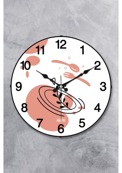 25 cm modern dekoratif cam bombeli duvar saati, beyaz renk, şık ve kullanışlı tasarım