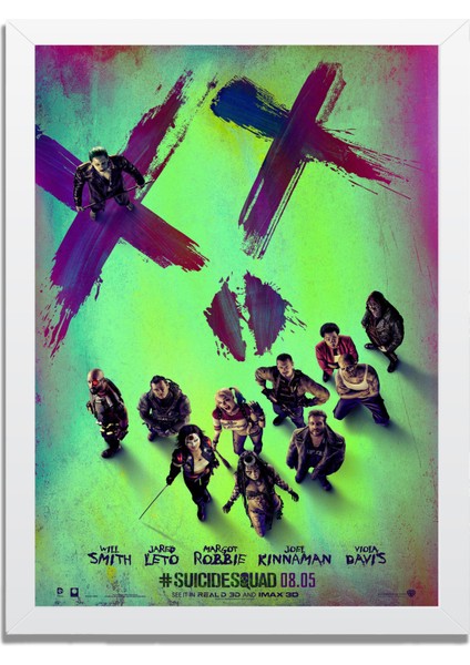 Dizi- Film Karakter ve Afişleri Mdf Plastik Çerçeveli Dekoratif Tablo 01