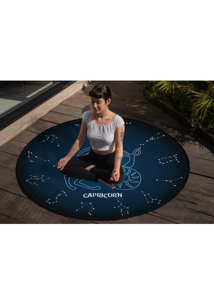 Yoga, Meditasyon,burçlar ve Mandala Temalı, Meditasyon Halısı 39