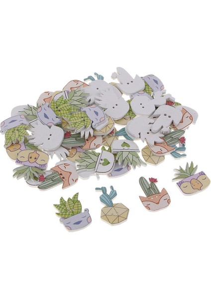 50X Çocuk Düğ Delikli Ahşap Düğ Dekoratif Düğ Karikatür Kar (Yurt Dışından) indirimleri