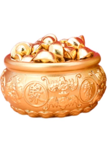 Ğu, Çin Feng Shui Dekorasyonu, 100 Mini-Yuan-Bao Masaüstü Süsleme ile Figürü (Yurt Dışından)