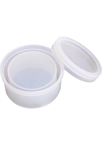 Reçine Epoksi Döküm Dıy Kutusu Takı Kalıp Yuvarlak (Yurt Dışından)