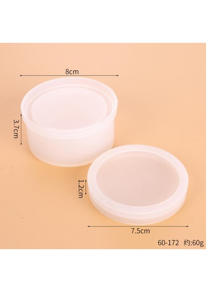 Reçine Epoksi Döküm Dıy Kutusu Takı Kalıp Yuvarlak (Yurt Dışından) modelleri