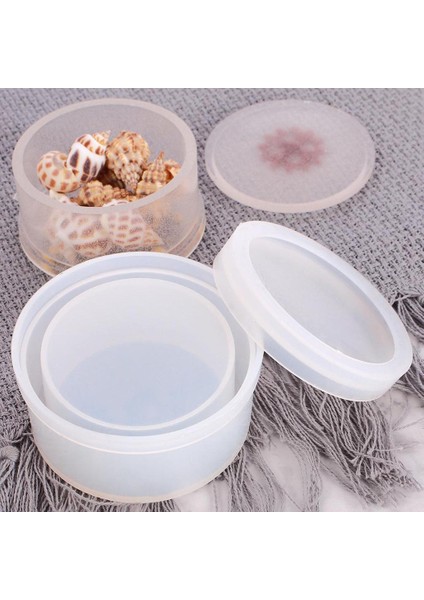 Reçine Epoksi Döküm Dıy Kutusu Takı Kalıp Yuvarlak (Yurt Dışından) fırsatları