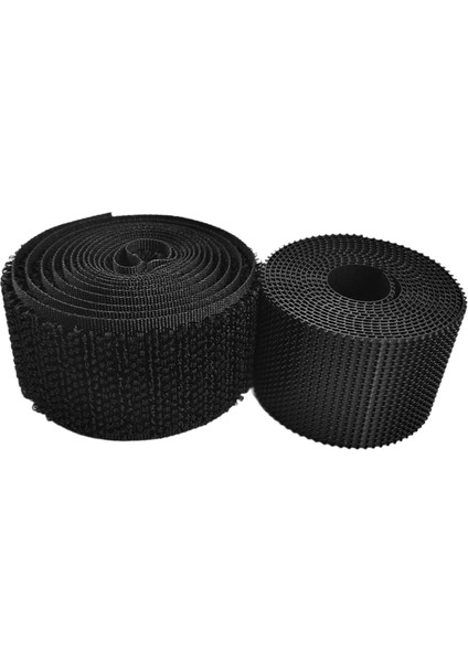 Yapışkan Bant Dikiş Aksesuarları Dikiş Giyim Ayakkabıları Için Kendinden Yapışkanlı Şerit 2.5 cm Siyah (Yurt Dışından)