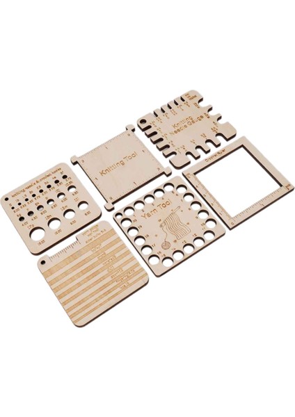 Örgü Iğne Ölçer Örgü Malzemeleri Taşınabilir Dokuma Aracı Iplik Ölçer Aracı (Yurt Dışından)