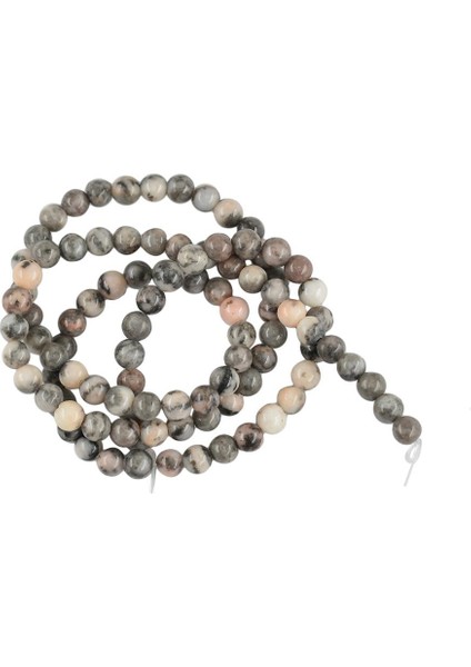 4 mm Doğal Jasper Takı Yapımı Yuvarlak Dizisi 15" 4mm (Yurt Dışından)