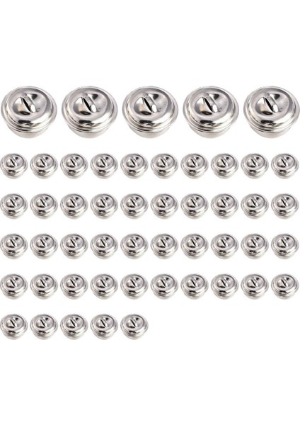 50X Noel Çanları Dıy Zanaat Çanları Takı Yapımı Çanları Çelenk 20MM (Yurt Dışından)