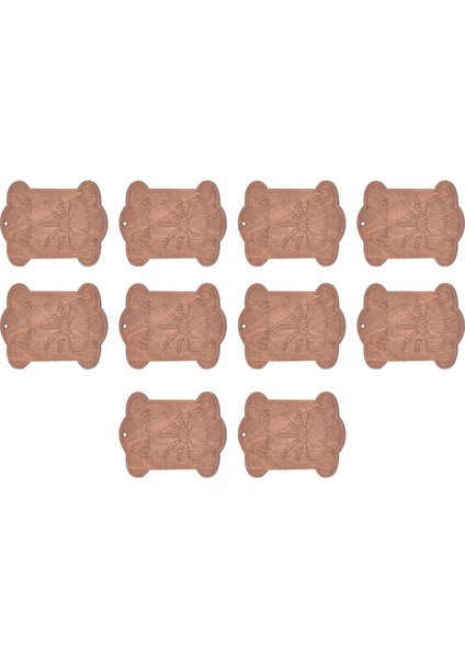 Ahşap Iplik Kart Nakış Ipliği Bobin Ipi Depolama Tutucu Sarma Buğday 10 Adet (Yurt Dışından) fiyatları