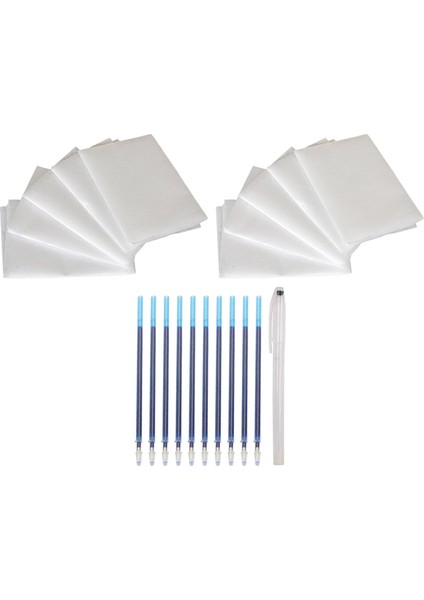 10X Çapraz Dikiş Su Çözünür Nakış Dengeleyicisi Izleme Kağıdı Pens 10 Pcs Transfer Kalemi (Yurt Dışından)