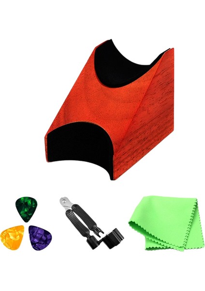 Gitar Destek Standı Tel Çalgı Boyun Beşiği Keman Akustik 6 Parça Set (Yurt Dışından)