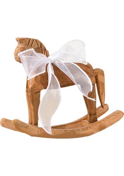 Ahş Heykelcik Dekoratif Minimalist Sallanan At Heykeli Şeridi (Yurt Dışından)