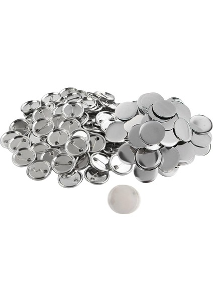50SET/100 Setler Yuvarlak Boş Düğme Rozeti Parçaları Çocuklar Için Sanatlar Diy Yapımı 37MM 100 Setler (Yurt Dışından) fiyatları
