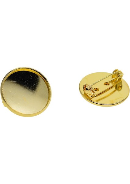 20MM Korsaj Broş Düğme I Boş 10 Altın (Yurt Dışından) modelleri
