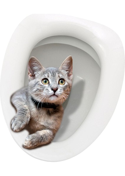 Kedi Işaretleri Tuvalet Kapağı Çıkartmaları Tuvalet Lavabo Tuvalet S Için Eğlenceli Su Geçirmez (Yurt Dışından) fiyatları