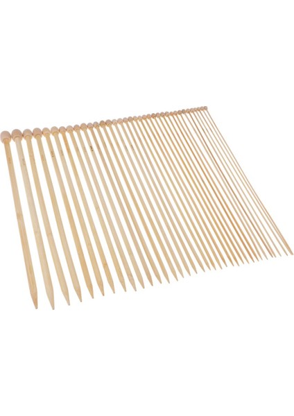 36 Bambu Tek Sivri Örgü Yapımı Örgü El Sanatları Için 36 cm (Yurt Dışından)