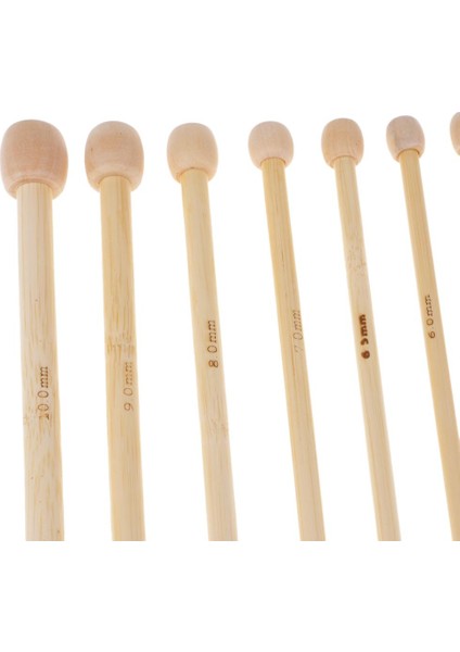 36 Bambu Tek Sivri Örgü Yapımı Örgü El Sanatları Için 36 cm (Yurt Dışından) modelleri