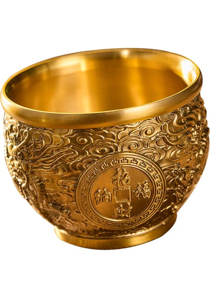 Pirinç Çin Kase Havzası Dekorasyon Altın (Yurt Dışından)