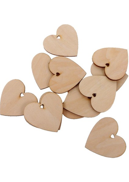 100 Bitmemiş Boyasız Ahşap Dıy Düğün Asılı 50 60MM (Yurt Dışından) modelleri