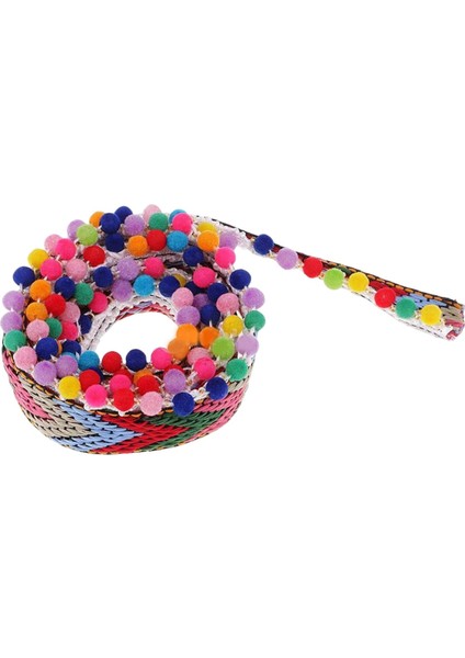 El Sanatları Konfeksiyon Çantaları Için 1 Yard Jakarlı Ş Saçak Ş Genişliği 17MM (Yurt Dışından)
