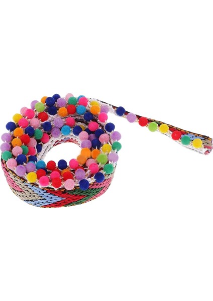 El Sanatları Konfeksiyon Çantaları Için 1 Yard Jakarlı Ş Saçak Ş Genişliği 17MM (Yurt Dışından)