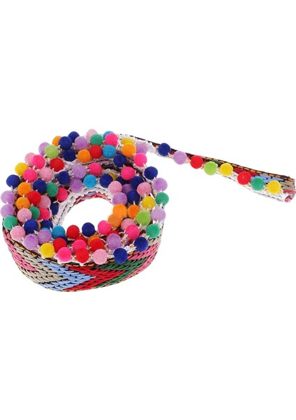 El Sanatları Konfeksiyon Çantaları Için 1 Yard Jakarlı Ş Saçak Ş Genişliği 17MM (Yurt Dışından)