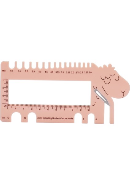 Örgü Tığ Cetvel 2.0mm-12.0mm Boyut Marker Craft (Yurt Dışından)