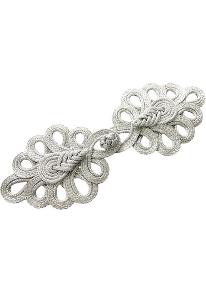 Çin Düğüm Kurbağa Düğmesi Moda El Yapımı Düğme Tang Takım Elbise Eşarp Hanfu Argent (Yurt Dışından) fiyatları
