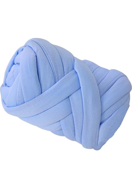 Tıknaz Iplik Yıkanabilir Kol Örgü Ipliği Tığ Halı Için Dayanıklı Hacimli Iplik Açık Mavi (Yurt Dışından) modelleri