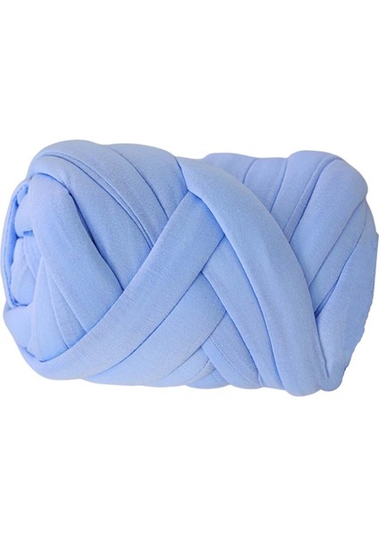 Tıknaz Iplik Yıkanabilir Kol Örgü Ipliği Tığ Halı Için Dayanıklı Hacimli Iplik Açık Mavi (Yurt Dışından) fırsatları