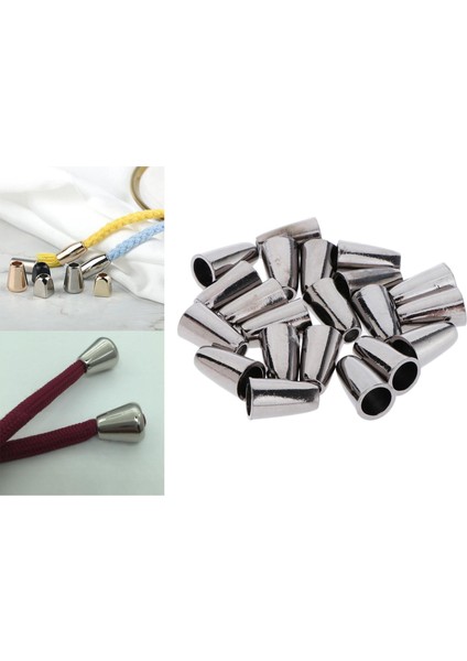 20X Metal Uç Durdurucu Uçları Kilitler Klipleri Raptiye Gri (Yurt Dışından) modelleri