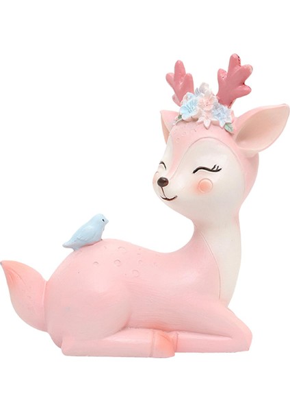 1 Reçine Geyik Heykeli Reçine Kek Topper Parti Dekorasyonu (Yurt Dışından) fiyatları