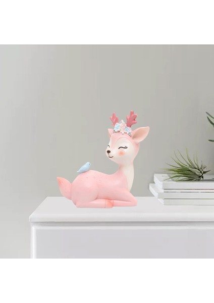 1 Reçine Geyik Heykeli Reçine Kek Topper Parti Dekorasyonu (Yurt Dışından) modelleri