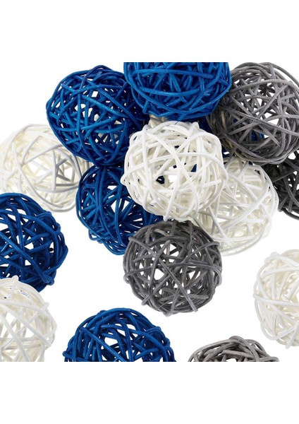 24/15 Kar Doğal Yuvarlak Hası Toplar Dekoratif El Sanatları Düğün Gri 15 (Yurt Dışından) modelleri